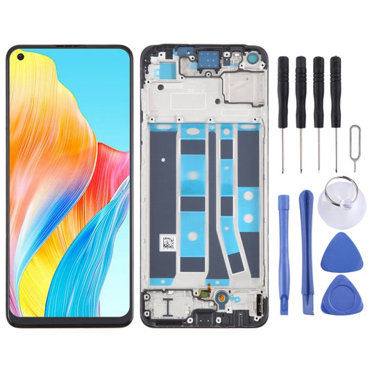Ensemble complet de numériseur d'écran LCD OLED avec cadre, For OPPO A78 4G CPH2565, For OPPO Reno8 Z 5G, For OPPO Reno8 4G, For OPPO Reno8 Lite 5G, For OPPO Reno8 5G, For OPPO F21 Pro 5G, For OPPO F21 Pro, For OPPO Reno7 Lite, For OPPO Reno7 4G