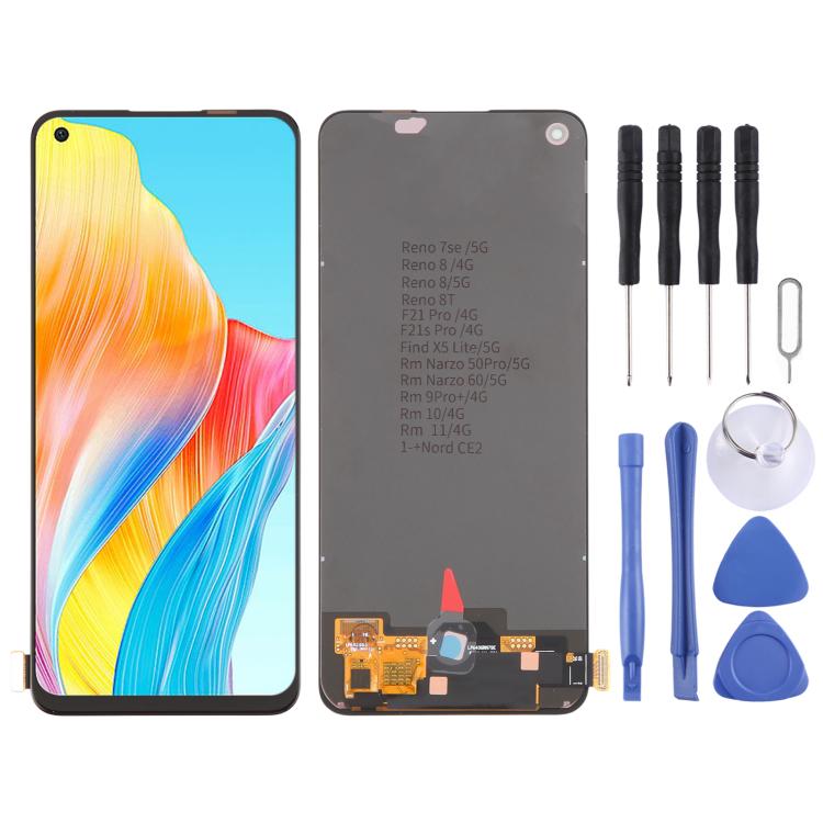 Écran LCD avec assemblage complet du numériseur, For OPPO K13 5G CPH2729, For OPPO Reno13 F 4G CPH2701, For OPPO Reno13 F 5G CPH2699, For OPPO F27 5G, For OPPO Reno12 F 4G CPH2687, For OPPO Reno12 F 5G CPH2637, For OPPO A78 4G CPH2565, For OPPO Reno8 4...