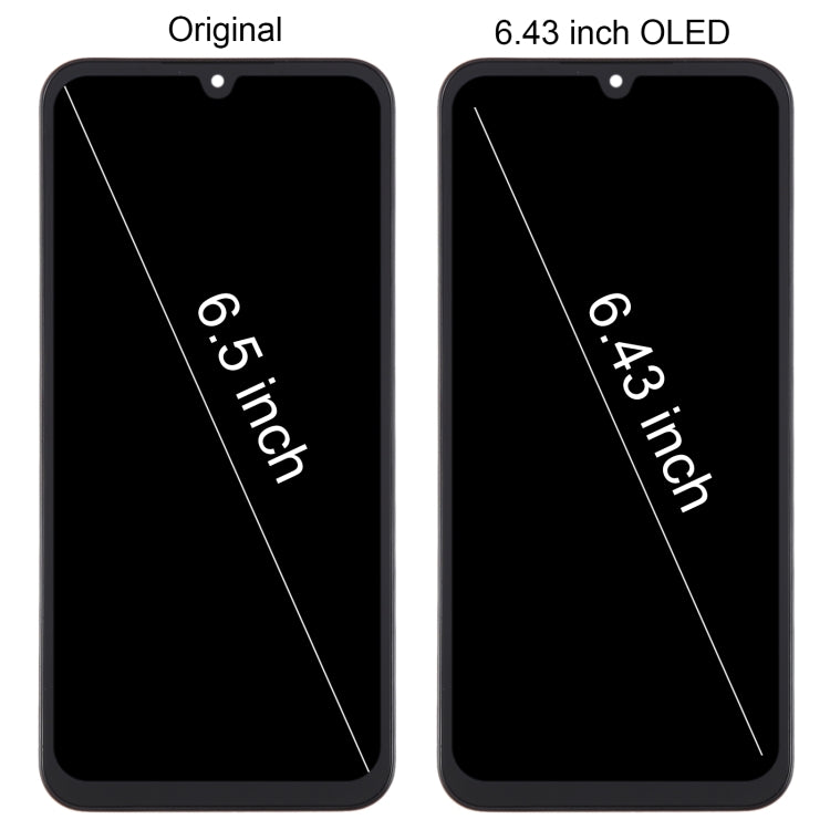 Écran LCD OLED pour assemblage complet de numériseur avec cadre