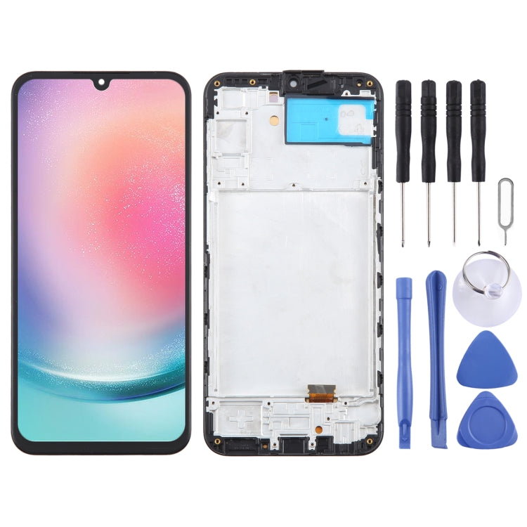 Écran LCD OLED pour assemblage complet de numériseur avec cadre