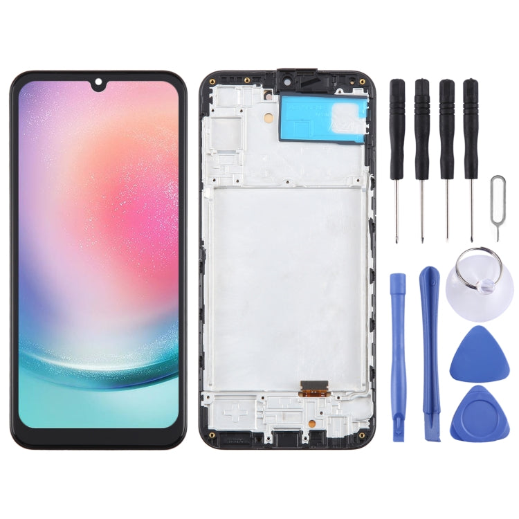 Écran LCD OLED pour assemblage complet de numériseur avec cadre
