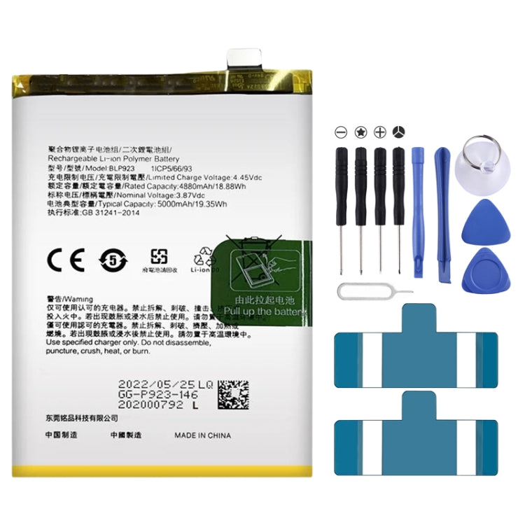 Remplacement de la batterie, For OnePlus Nord CE 3 Lite / N30 5G BLP989 5000mAh, For OnePlus Nord 10R / ACE 2V BLP925 2500mAh, For OnePlus ACE 2 / 11 BLP975 2435mAh, For OnePlus ACE 2 Pro BLPA09, For OnePlus 10T / ACE Pro BLP945 4800mAh                ...