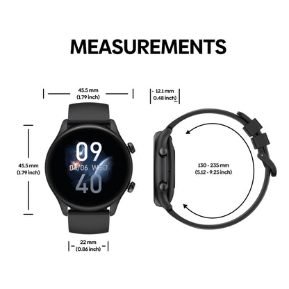 La montre intelligente Zeblaze Btalk 3 Plus avec écran de 1,39 pouces pour le fitness et le bien-être prend en charge les appels vocaux