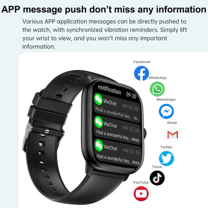 La montre intelligente Y80 avec écran IPS HD de 2,01 pouces prend en charge les appels Bluetooth/surveillance de la santé