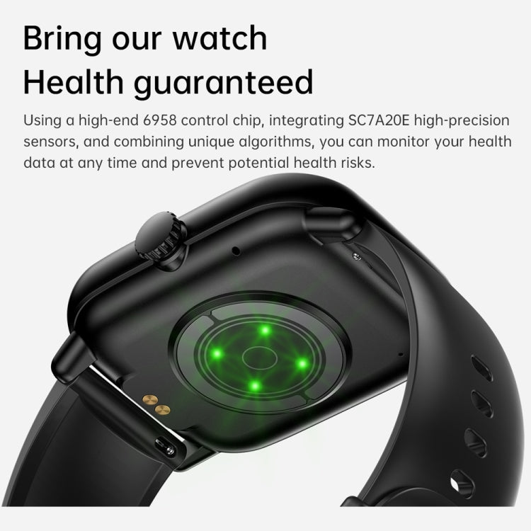 La montre intelligente Y80 avec écran IPS HD de 2,01 pouces prend en charge les appels Bluetooth/surveillance de la santé
