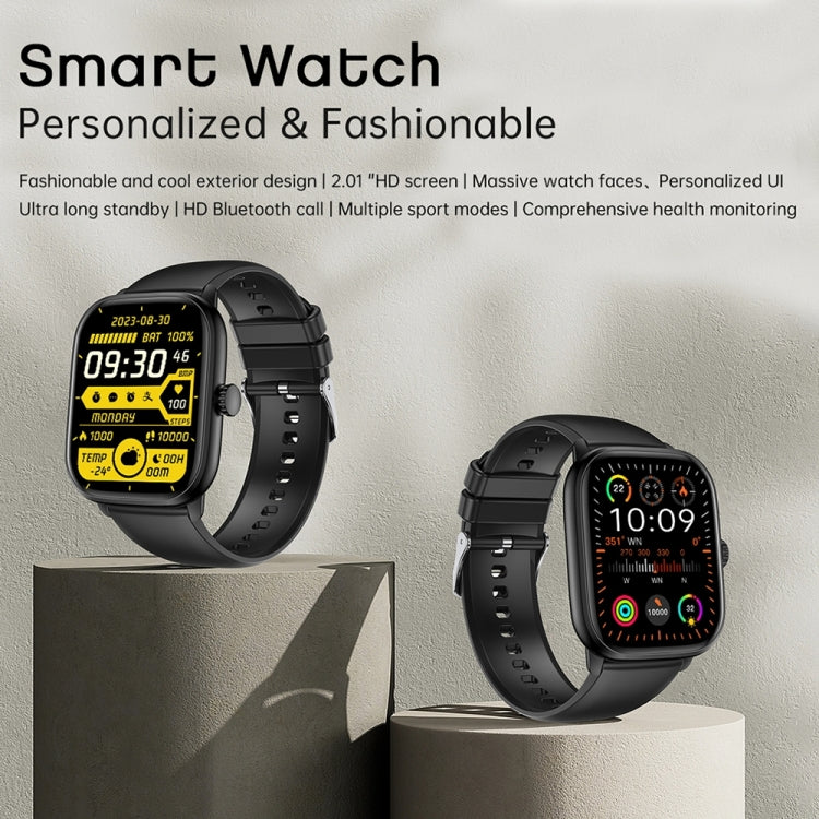 La montre intelligente Y80 avec écran IPS HD de 2,01 pouces prend en charge les appels Bluetooth/surveillance de la santé