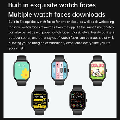 La montre intelligente Y80 avec écran IPS HD de 2,01 pouces prend en charge les appels Bluetooth/surveillance de la santé