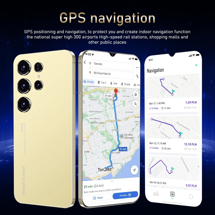 SDT89 / S24 Ultra, écran 6,3 pouces, identification faciale, Android 10.0 MTK6737 Quad Core, réseau : 4G, double SIM, 2GB+16GB