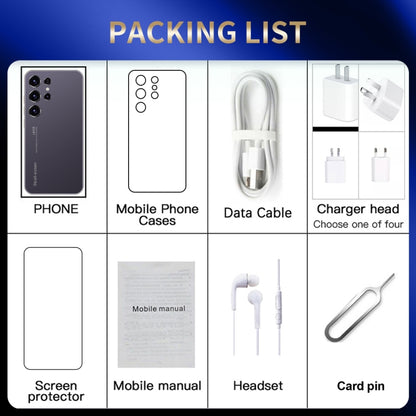 SDT89 / S24 Ultra, écran 6,3 pouces, identification faciale, Android 10.0 MTK6737 Quad Core, réseau : 4G, double SIM, 2GB+16GB