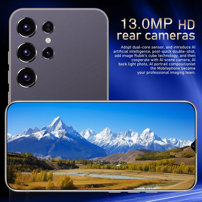 SDT89 / S24 Ultra, écran 6,3 pouces, identification faciale, Android 10.0 MTK6737 Quad Core, réseau : 4G, double SIM, 2GB+16GB