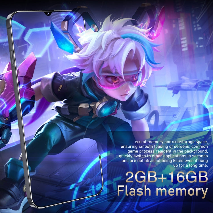 SDT89 / S24 Ultra, écran 6,3 pouces, identification faciale, Android 10.0 MTK6737 Quad Core, réseau : 4G, double SIM, 2GB+16GB