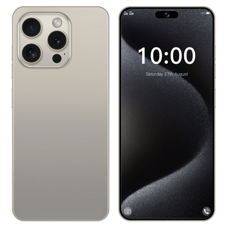 VD1 / i15 Pro Max, écran 6,8 pouces, identification faciale, Android 10.0 MTK6753 Octa Core, réseau : 4G, double SIM, 3GB+64GB