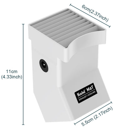 Kaisi MaT – ventilateur d'extraction de fumée à angles réglables, adapté aux Microscopes des séries 6565/7045/7050