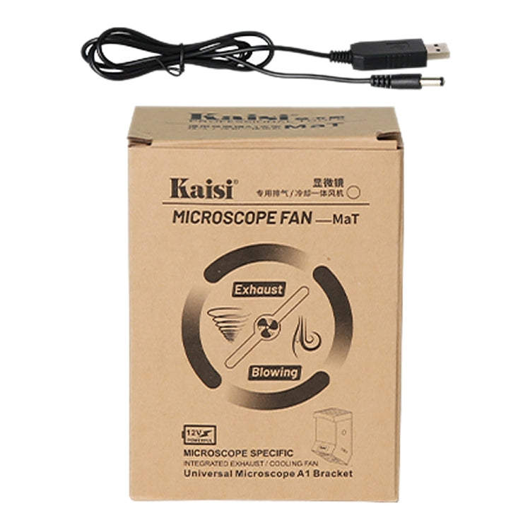 Kaisi MaT – ventilateur d'extraction de fumée à angles réglables, adapté aux Microscopes des séries 6565/7045/7050