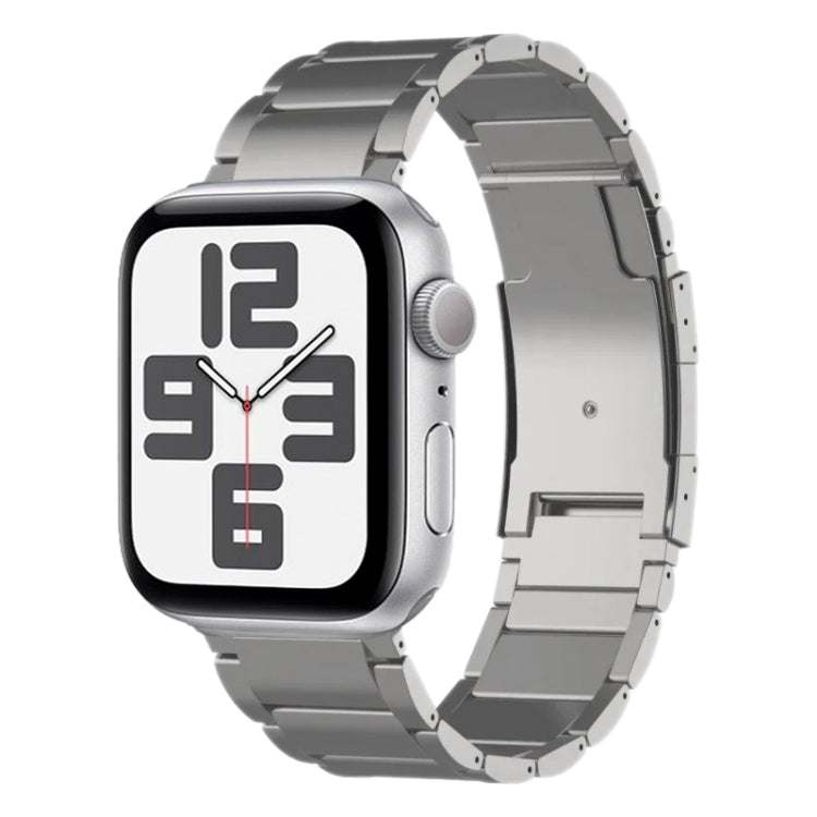 Bracelet de montre en métal titane, For Apple Watch Series 10 46mm, For Apple Watch Series 10 42mm, For Apple Watch SE 2023 44mm, For Apple Watch SE 2023 40mm, For Apple Watch Ultra 2 49mm, For Apple Watch Series 9 45mm, For Apple Watch Series 9 41mm  ...