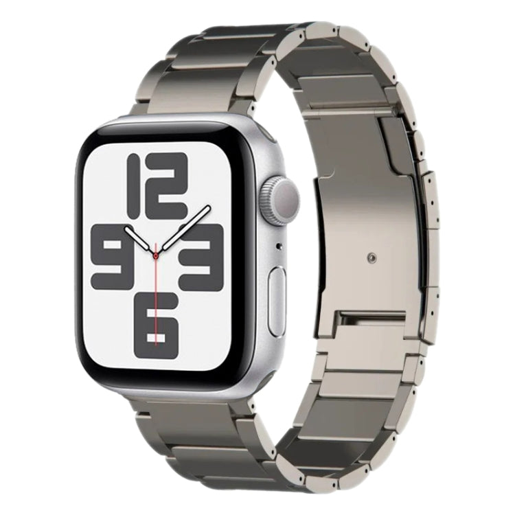 Bracelet de montre en métal titane, For Apple Watch Series 10 46mm, For Apple Watch Series 10 42mm, For Apple Watch SE 2023 44mm, For Apple Watch SE 2023 40mm, For Apple Watch Ultra 2 49mm, For Apple Watch Series 9 45mm, For Apple Watch Series 9 41mm  ...