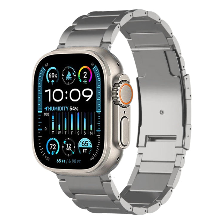 Bracelet de montre en métal titane, For Apple Watch Series 10 46mm, For Apple Watch Series 10 42mm, For Apple Watch SE 2023 44mm, For Apple Watch SE 2023 40mm, For Apple Watch Ultra 2 49mm, For Apple Watch Series 9 45mm, For Apple Watch Series 9 41mm  ...