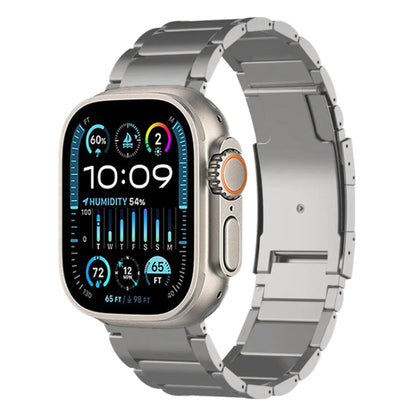Bracelet de montre en métal titane, For Apple Watch Series 10 46mm, For Apple Watch Series 10 42mm, For Apple Watch SE 2023 44mm, For Apple Watch SE 2023 40mm, For Apple Watch Ultra 2 49mm, For Apple Watch Series 9 45mm, For Apple Watch Series 9 41mm  ...
