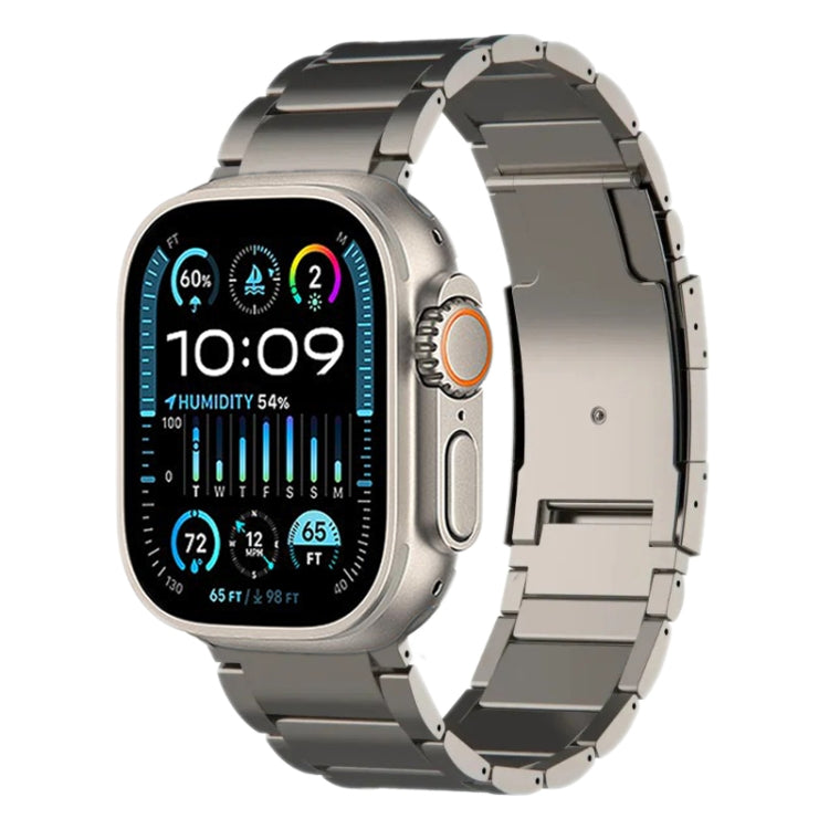 Bracelet de montre en métal titane, For Apple Watch Series 10 46mm, For Apple Watch Series 10 42mm, For Apple Watch SE 2023 44mm, For Apple Watch SE 2023 40mm, For Apple Watch Ultra 2 49mm, For Apple Watch Series 9 45mm, For Apple Watch Series 9 41mm  ...