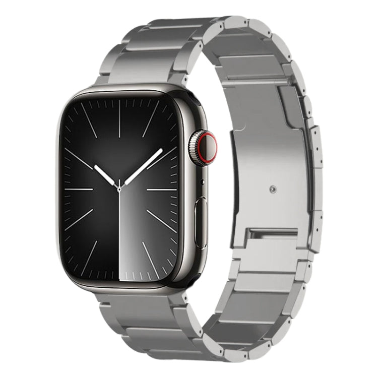 Bracelet de montre en métal titane, For Apple Watch Series 10 46mm, For Apple Watch Series 10 42mm, For Apple Watch SE 2023 44mm, For Apple Watch SE 2023 40mm, For Apple Watch Ultra 2 49mm, For Apple Watch Series 9 45mm, For Apple Watch Series 9 41mm  ...
