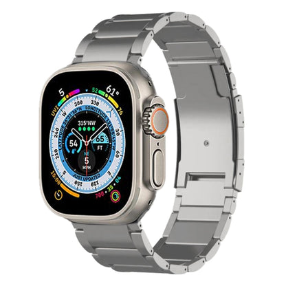 Bracelet de montre en métal titane, For Apple Watch Series 10 46mm, For Apple Watch Series 10 42mm, For Apple Watch SE 2023 44mm, For Apple Watch SE 2023 40mm, For Apple Watch Ultra 2 49mm, For Apple Watch Series 9 45mm, For Apple Watch Series 9 41mm  ...