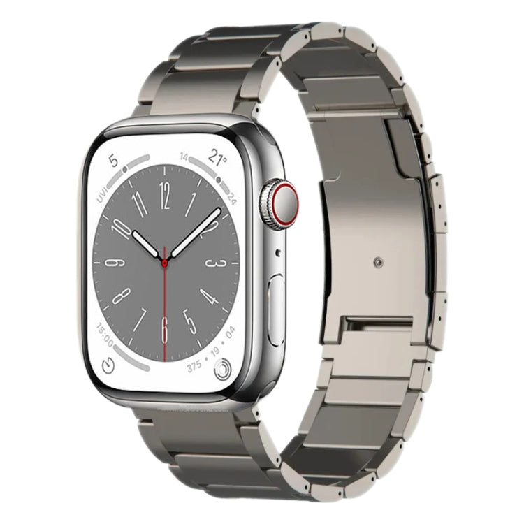 Bracelet de montre en métal titane, For Apple Watch Series 10 46mm, For Apple Watch Series 10 42mm, For Apple Watch SE 2023 44mm, For Apple Watch SE 2023 40mm, For Apple Watch Ultra 2 49mm, For Apple Watch Series 9 45mm, For Apple Watch Series 9 41mm  ...