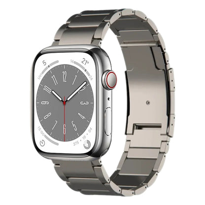 Bracelet de montre en métal titane, For Apple Watch Series 10 46mm, For Apple Watch Series 10 42mm, For Apple Watch SE 2023 44mm, For Apple Watch SE 2023 40mm, For Apple Watch Ultra 2 49mm, For Apple Watch Series 9 45mm, For Apple Watch Series 9 41mm  ...