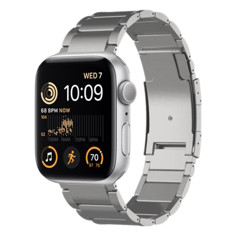 Bracelet de montre en métal titane, For Apple Watch Series 10 46mm, For Apple Watch Series 10 42mm, For Apple Watch SE 2023 44mm, For Apple Watch SE 2023 40mm, For Apple Watch Ultra 2 49mm, For Apple Watch Series 9 45mm, For Apple Watch Series 9 41mm  ...