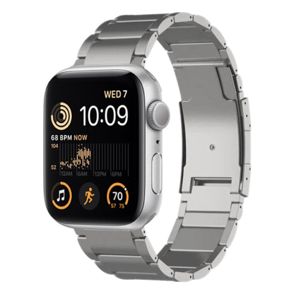 Bracelet de montre en métal titane, For Apple Watch Series 10 46mm, For Apple Watch Series 10 42mm, For Apple Watch SE 2023 44mm, For Apple Watch SE 2023 40mm, For Apple Watch Ultra 2 49mm, For Apple Watch Series 9 45mm, For Apple Watch Series 9 41mm  ...