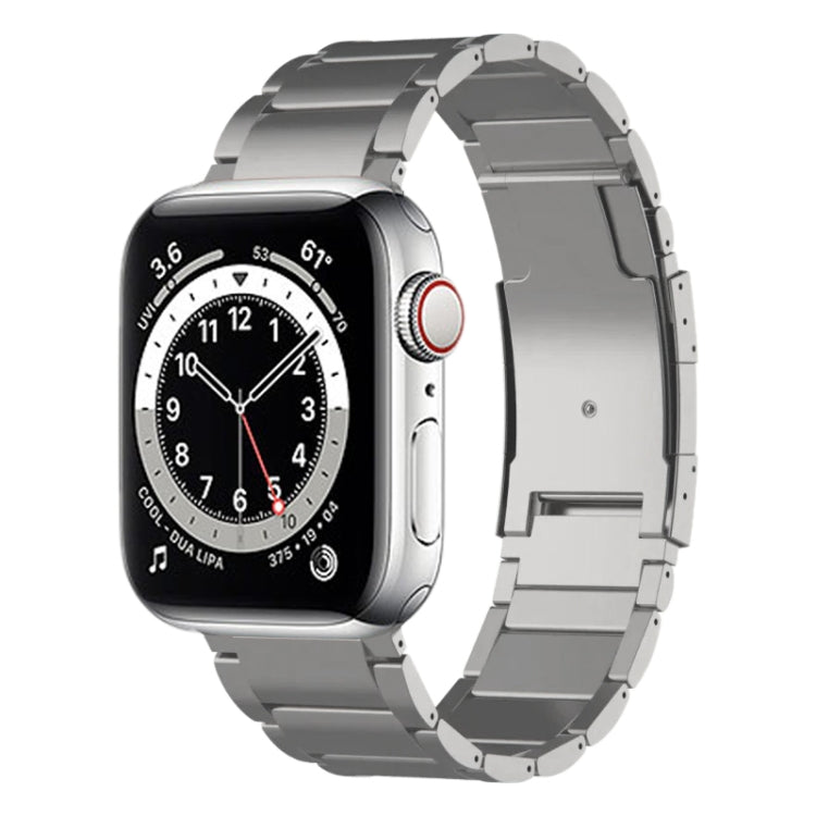Bracelet de montre en métal titane, For Apple Watch SE 44mm, For Apple Watch Series 6 40mm, For Apple Watch Series 6 44mm, For Apple Watch Series 5 44mm, For Apple Watch Series 5 40mm, For Apple Watch Series 4 44mm, For Apple Watch Series 4 40mm       ...