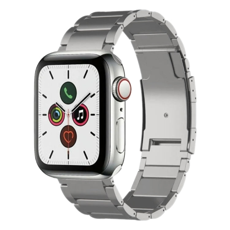 Bracelet de montre en métal titane, For Apple Watch SE 44mm, For Apple Watch Series 6 40mm, For Apple Watch Series 6 44mm, For Apple Watch Series 5 44mm, For Apple Watch Series 5 40mm, For Apple Watch Series 4 44mm, For Apple Watch Series 4 40mm       ...