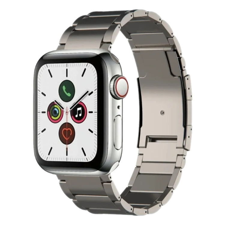 Bracelet de montre en métal titane, For Apple Watch SE 44mm, For Apple Watch Series 6 40mm, For Apple Watch Series 6 44mm, For Apple Watch Series 5 44mm, For Apple Watch Series 5 40mm, For Apple Watch Series 4 44mm, For Apple Watch Series 4 40mm       ...