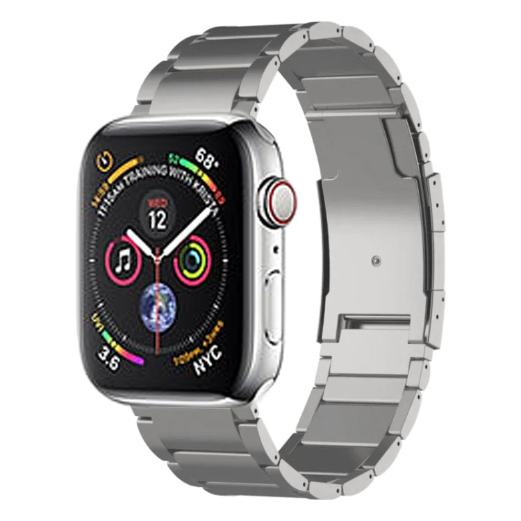 Bracelet de montre en métal titane, For Apple Watch SE 44mm, For Apple Watch Series 6 40mm, For Apple Watch Series 6 44mm, For Apple Watch Series 5 44mm, For Apple Watch Series 5 40mm, For Apple Watch Series 4 44mm, For Apple Watch Series 4 40mm       ...