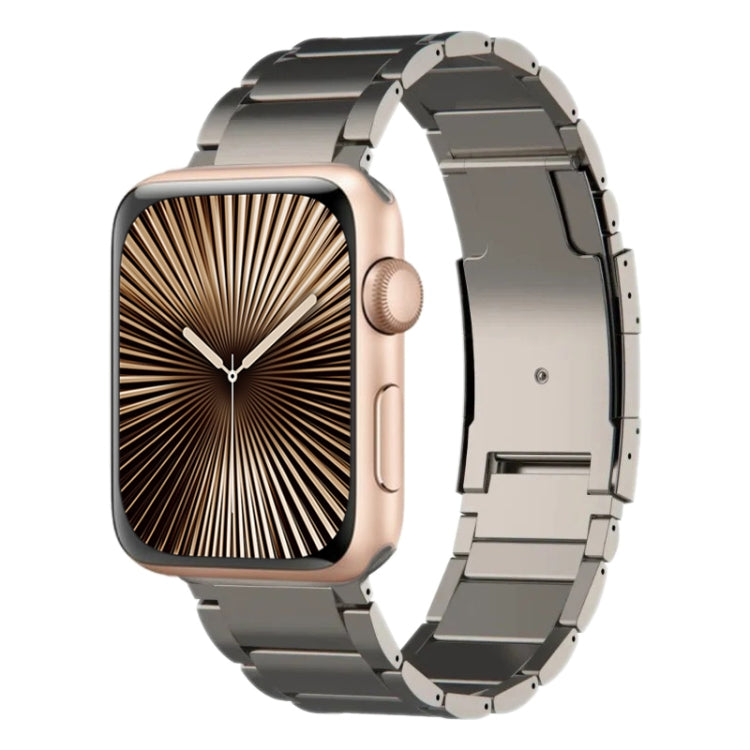 Bracelet de montre en métal titane, For Apple Watch Series 10 46mm, For Apple Watch Series 10 42mm, For Apple Watch SE 2023 44mm, For Apple Watch SE 2023 40mm, For Apple Watch Ultra 2 49mm, For Apple Watch Series 9 45mm, For Apple Watch Series 9 41mm  ...