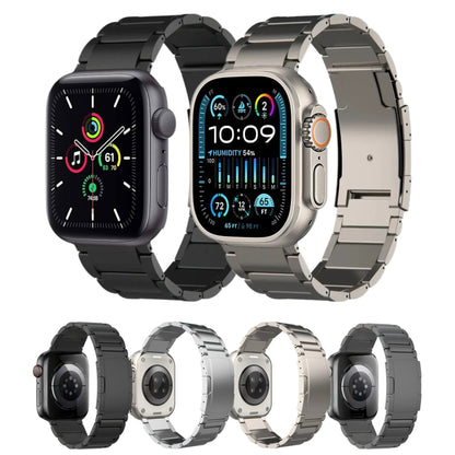 Bracelet de montre en métal titane, For Apple Watch SE 44mm, For Apple Watch Series 6 40mm, For Apple Watch Series 6 44mm, For Apple Watch Series 5 44mm, For Apple Watch Series 5 40mm, For Apple Watch Series 4 44mm, For Apple Watch Series 4 40mm       ...