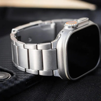 Bracelet de montre en métal titane, For Apple Watch Series 10 46mm, For Apple Watch Series 10 42mm, For Apple Watch SE 2023 44mm, For Apple Watch SE 2023 40mm, For Apple Watch Ultra 2 49mm, For Apple Watch Series 9 45mm, For Apple Watch Series 9 41mm  ...
