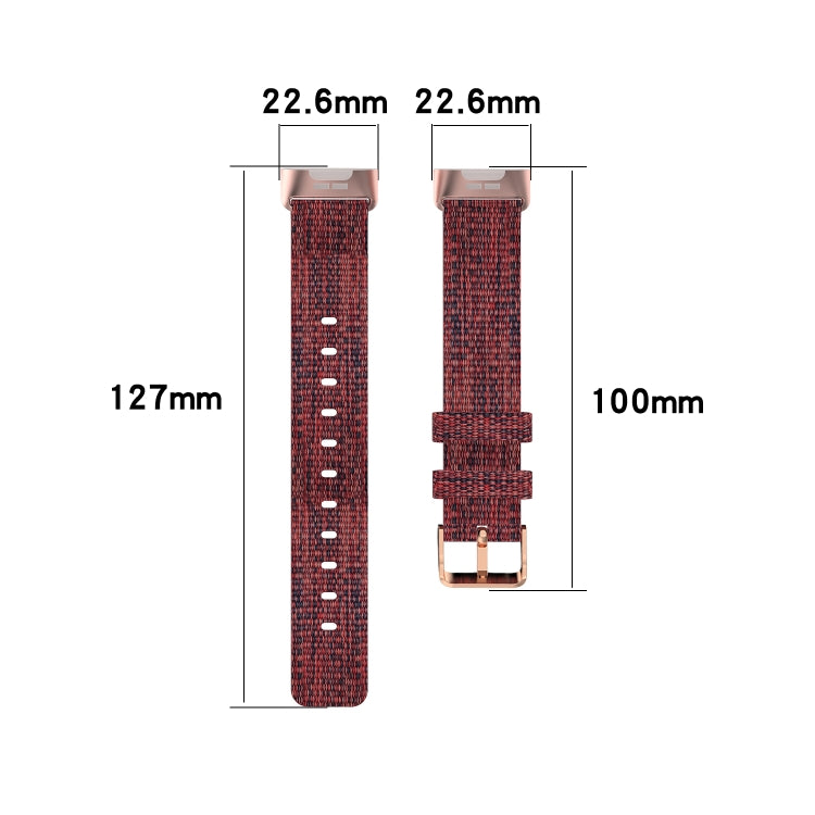 Tête en plastique tressée en nylon, taille : taille unique., For Fitbit Charge 4 / Charge 3 / Charge3 SE