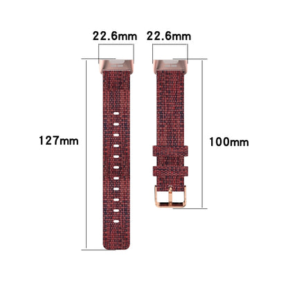 Tête en plastique tressée en nylon, taille : taille unique., For Fitbit Charge 4 / Charge 3 / Charge3 SE