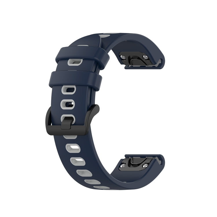 Bracelet en silicone bicolore, For Garmin Fenix 6S
