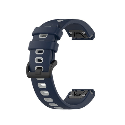 Bracelet en silicone bicolore, For Garmin Fenix 6S