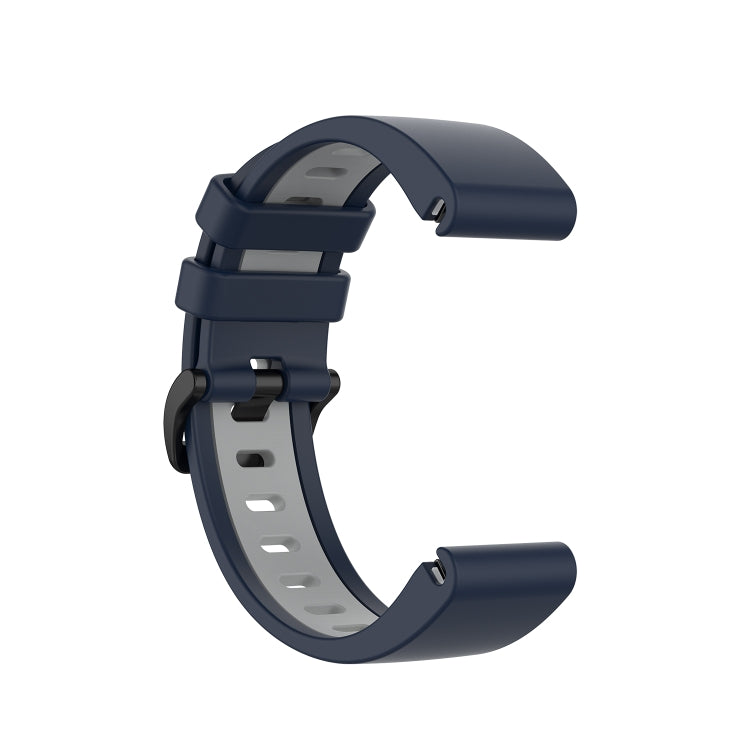 Bracelet en silicone bicolore, For Garmin Fenix 6S