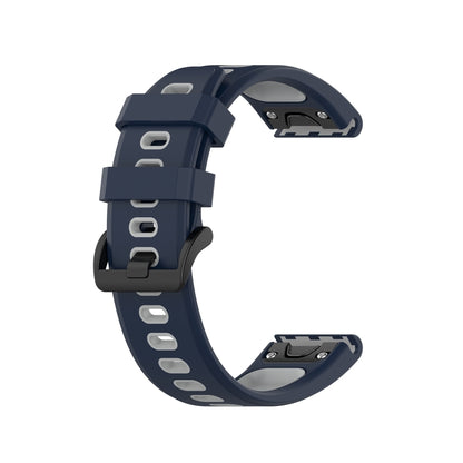 Bracelet en silicone bicolore, For Garmin Fenix 6