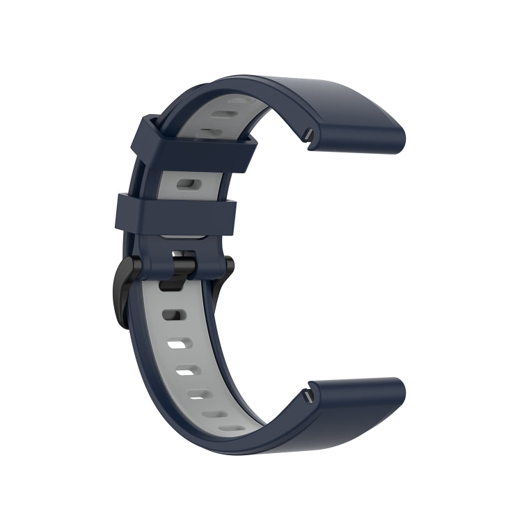 Bracelet en silicone bicolore, For Garmin Fenix 6