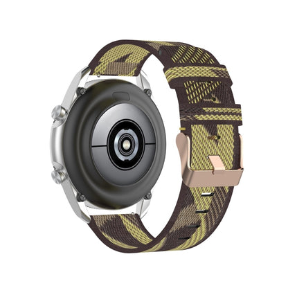 Sangle texturée en nylon tissé, taille : taille libre 20 mm., For Galaxy Watch 3 41mm