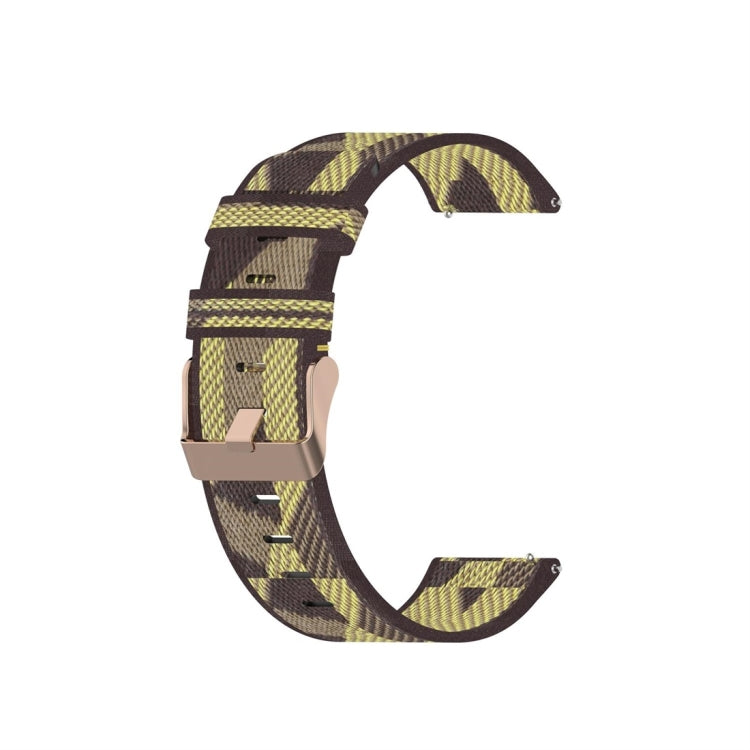Sangle texturée en nylon tissé, taille : taille libre 20 mm., For Galaxy Watch 3 41mm