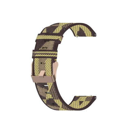 Sangle texturée en nylon tissé, taille : taille libre 20 mm., For Galaxy Watch 3 41mm