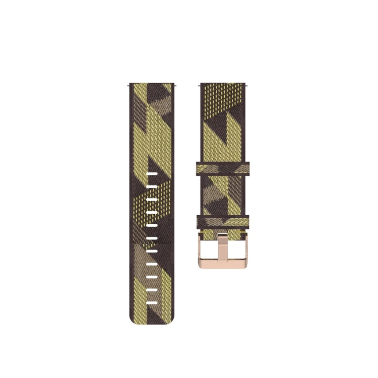 Sangle texturée en nylon tissé, taille : taille libre 20 mm., For Galaxy Watch 3 41mm