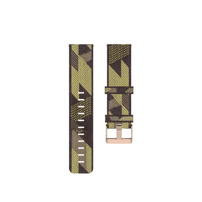 Sangle texturée en nylon tissé, taille : taille libre 20 mm., For Galaxy Watch 3 41mm