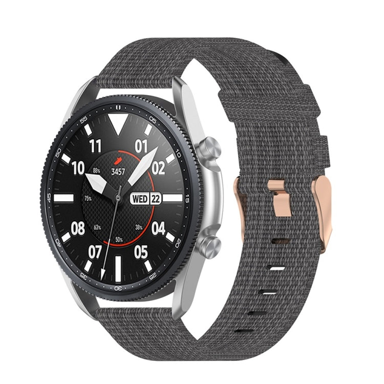 Sangle texturée en nylon tissé, taille : taille libre 20 mm., For Galaxy Watch 3 41mm