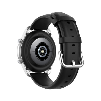 Bracelet en cuir à queue ronde, taille : taille libre 20 mm., For Galaxy Watch 3 41mm